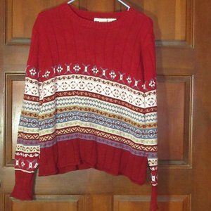 Faded Glory Long Sleeve Knit Sweater XL